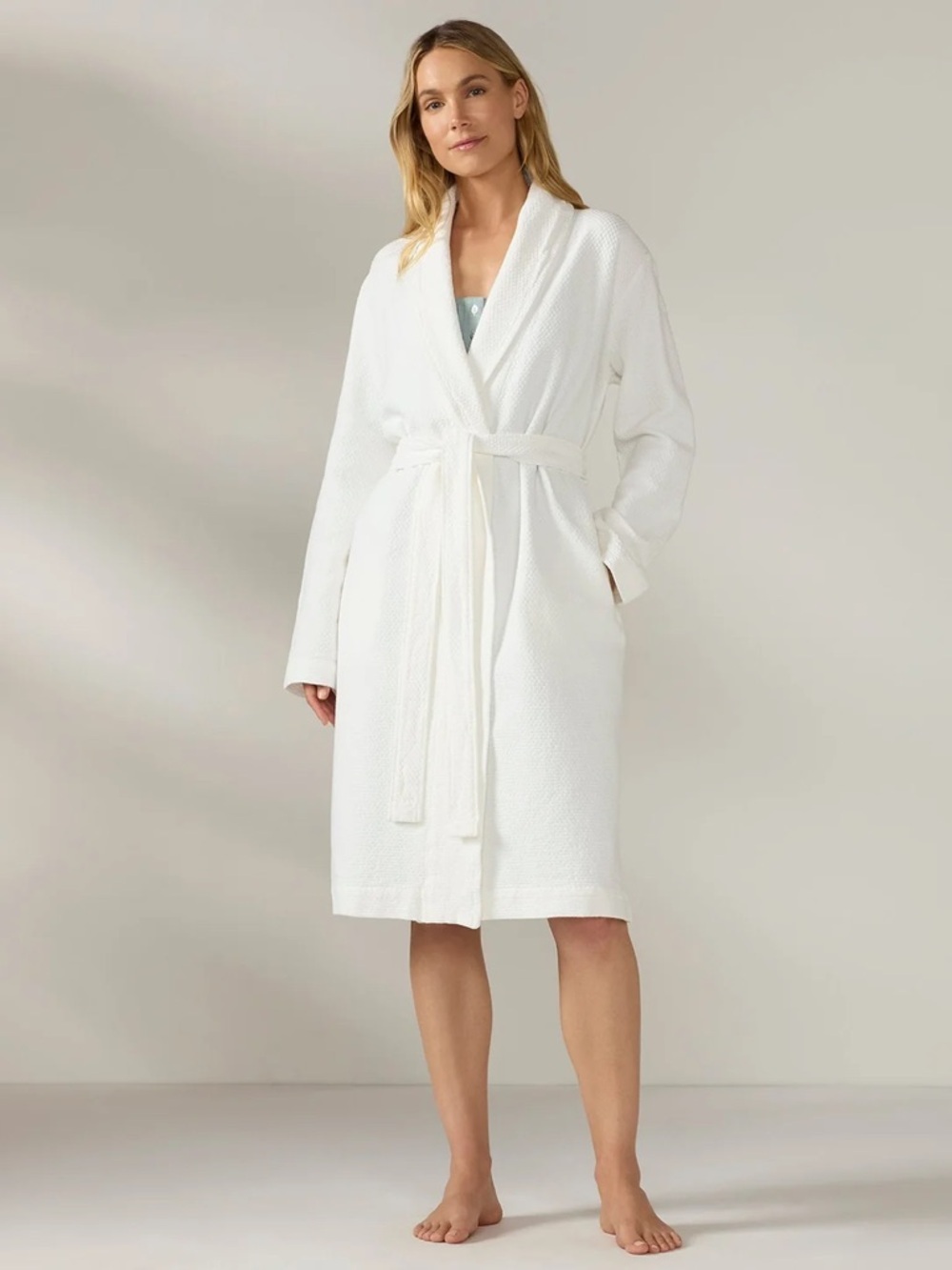 Coyuchi Women's Adriatic Organic Robe